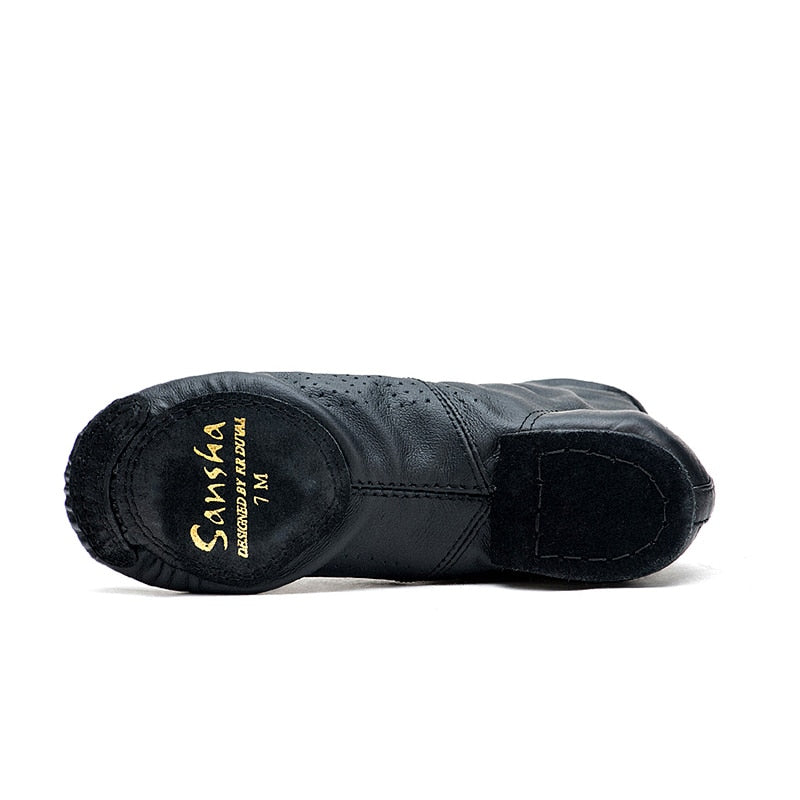 Chaussons Sneakers montants en cuir  Sansha