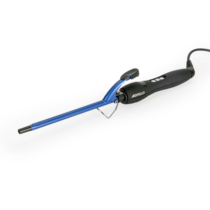 Fer à boucler Curling Iron 9mn 2 coloris bleu ou or