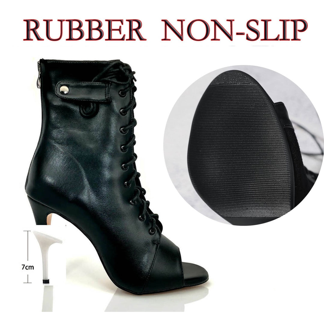 Bottines Charlie coloris noir Talons de 7 à 11cm