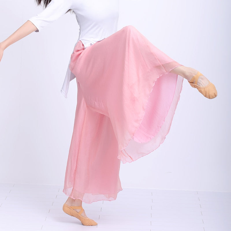 Pantalon danse large en mousseline Wanida