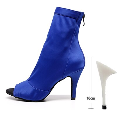 Bottines danse Assa bleu Talons de 6 à 10cm