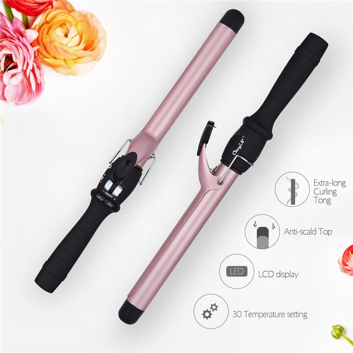 Fer à boucler en céramique diamètres au choix 32mm 25mm 19mm