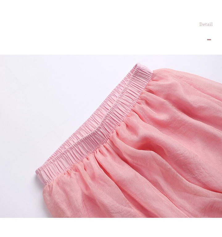 Pantalon danse large en mousseline Wanida