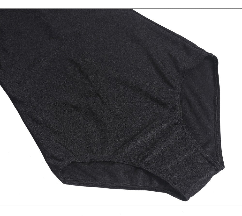 Justaucorps col rond sans manches Nathalie