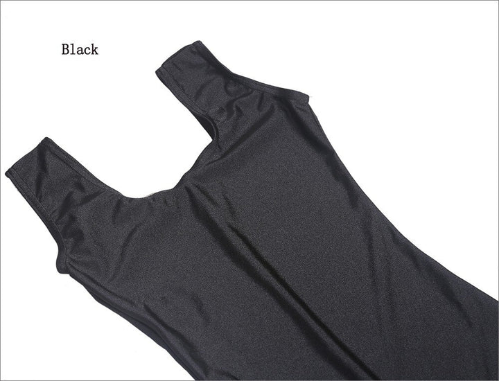 Justaucorps col rond sans manches Nathalie