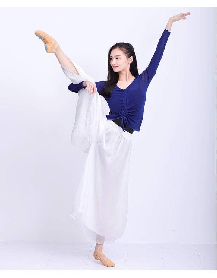 Pantalon danse large en mousseline Wanida