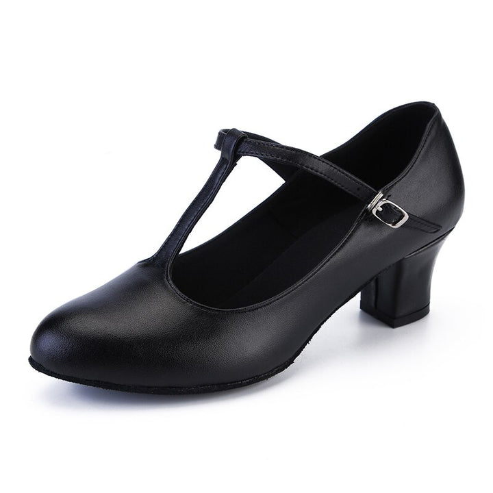 Chaussures de danse fermées Laurette talons carrés de 5cm T36