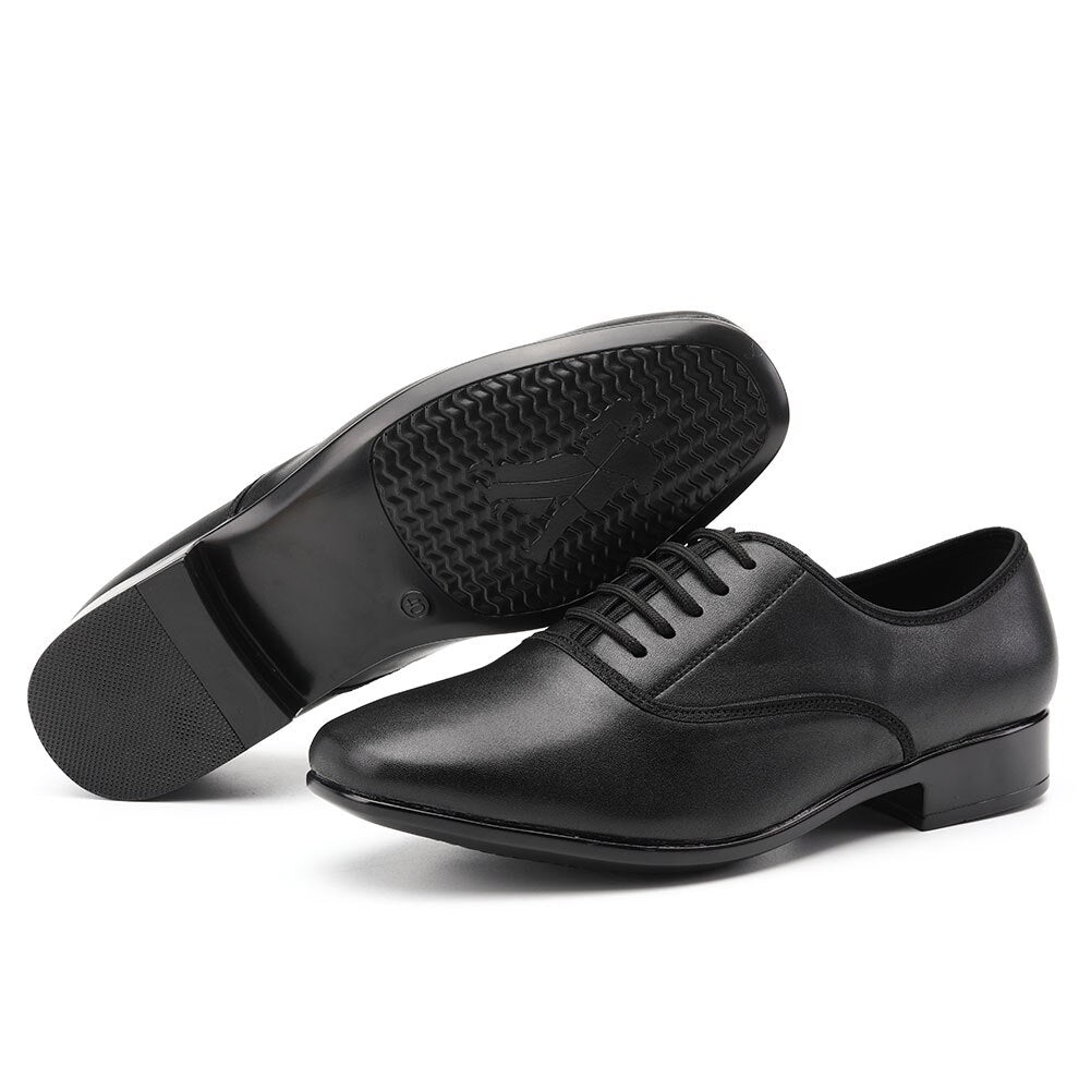 Chaussures danse hommes en cuir PU  coloris noir