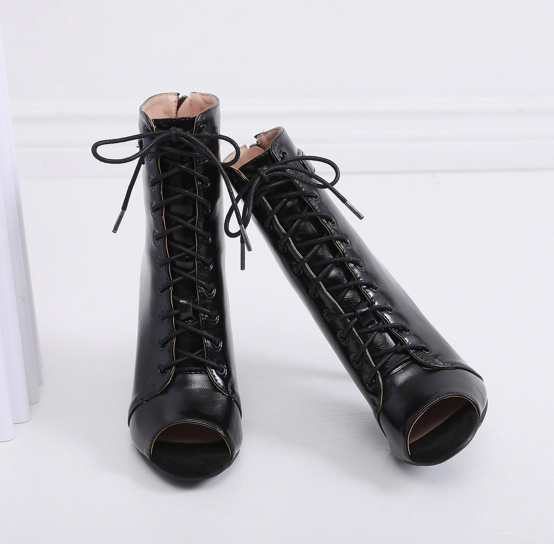 Bottines Charlie coloris noir Talons de 7 à 11cm