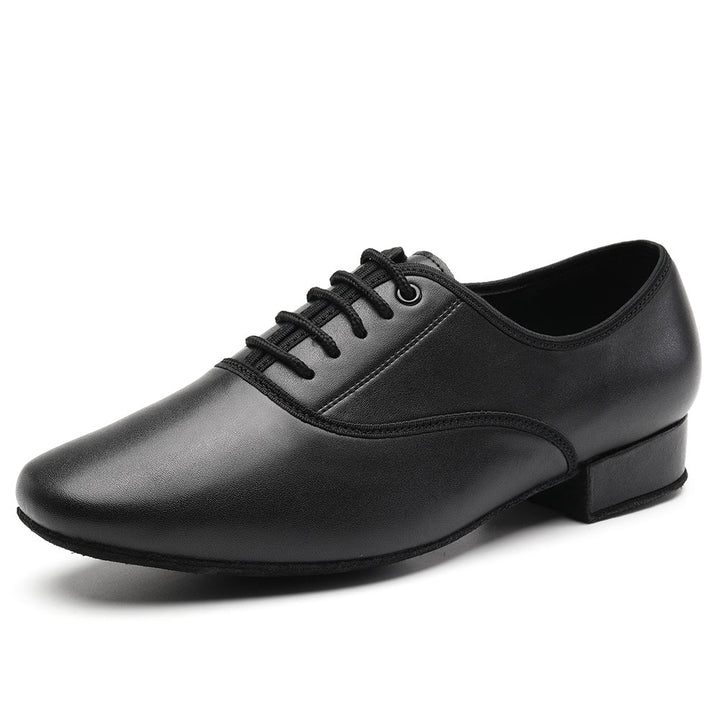 Chaussures danse hommes en cuir PU  coloris noir