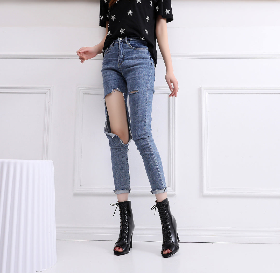 Bottines Charlie coloris noir Talons de 7 à 11cm