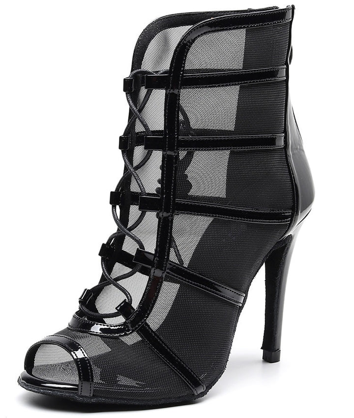 Bottines Ashwini noir semelle pour extérieur Talons de 6 à 10cm