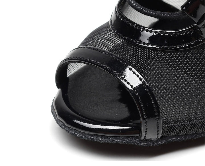 Bottines Ashwini noir semelle pour extérieur Talons de 6 à 10cm