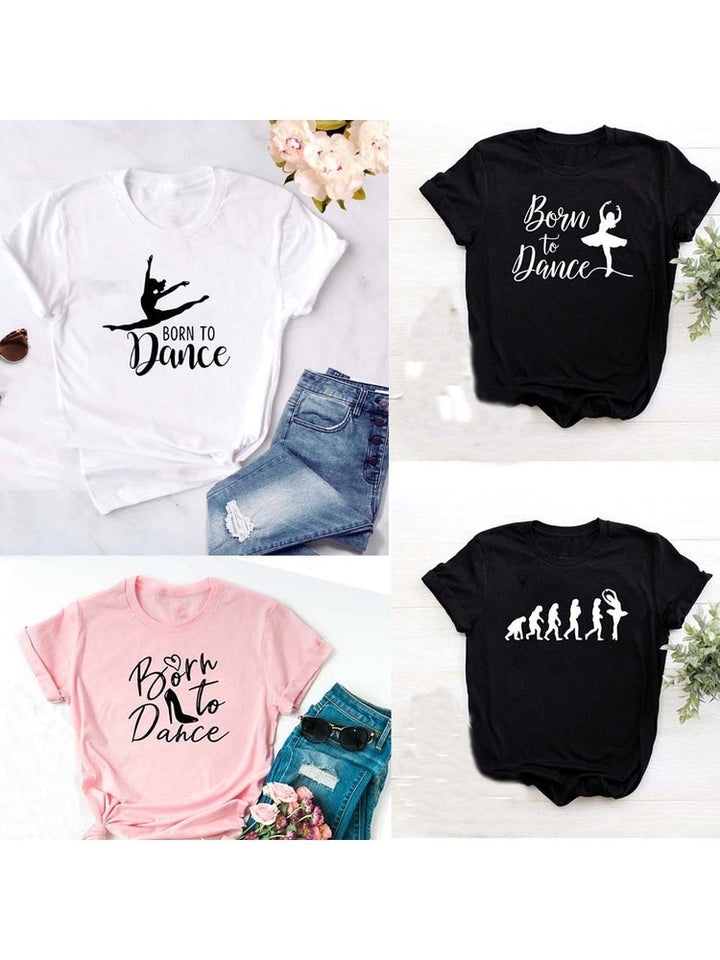 T-shirt manches courtes logo Dance plusieurs modèles