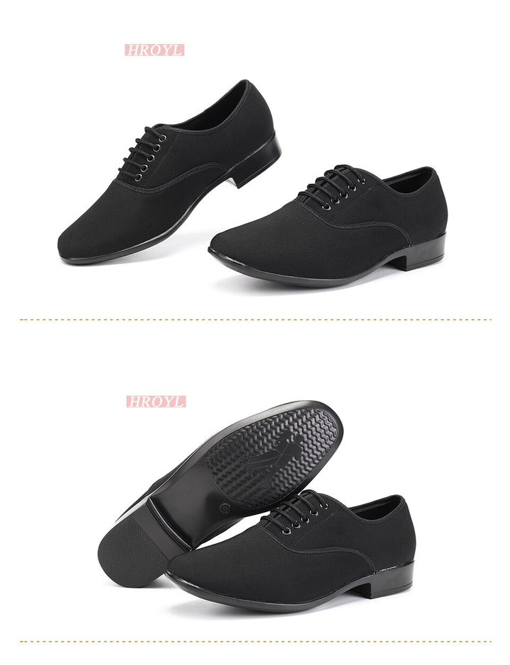 Chaussures danse hommes en cuir PU  coloris noir