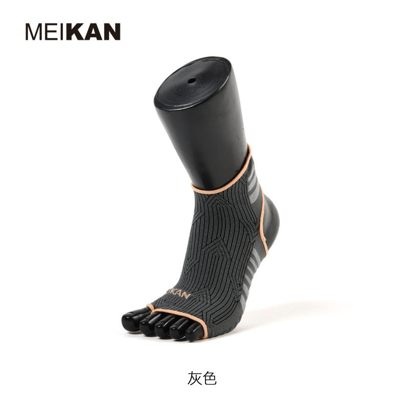 Socquettes sport à bouts ouverts anti-dérapants