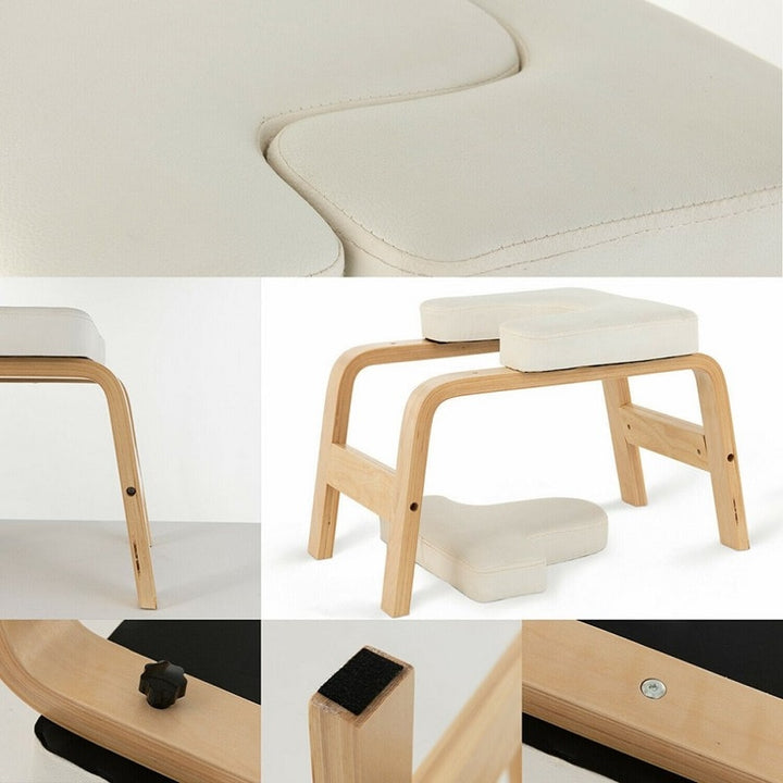 Tabouret d'inversion Yoga en bois