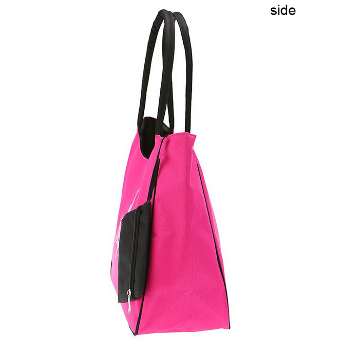 Sac épaule fille logo danseuse coloris rose ou noir