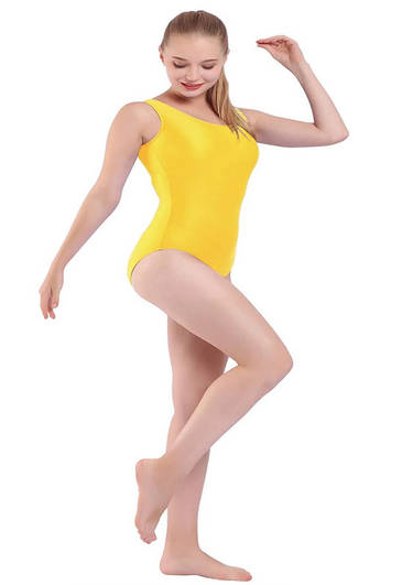 Justaucorps col rond sans manches Nathalie