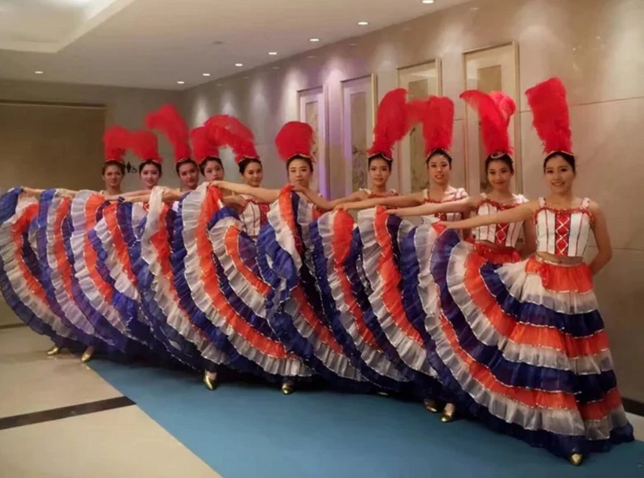 Ensemble Bustier Jupe FRENCH CANCAN sans coiffe