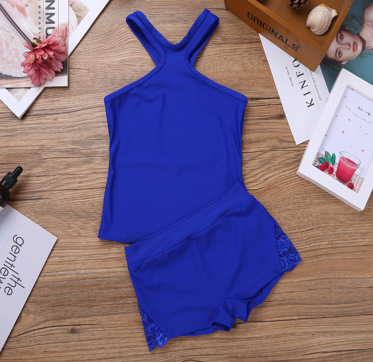 Ensemble Shorty & Débardeur bretelles en v assortis pour enfant 4 coloris au choix - Dance Store
