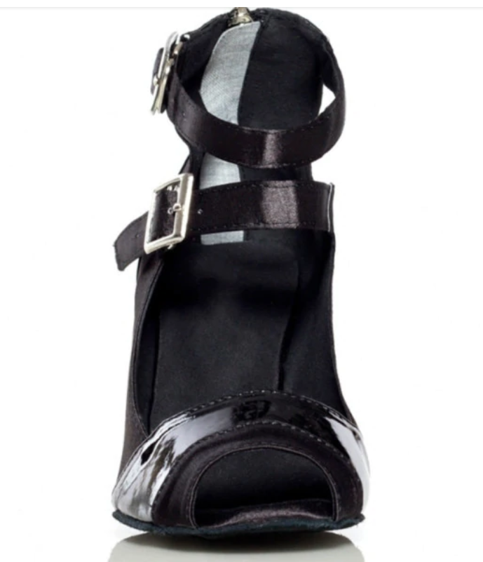 Chaussures de danse pour femme - coloris noir - Hauteur de talons disponibles: 8,5cm ou à personnaliser sur demande - Dance Store