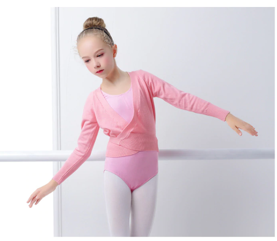 Cache-coeur à manches longues pour enfants 4 coloris au choix - Dance Store