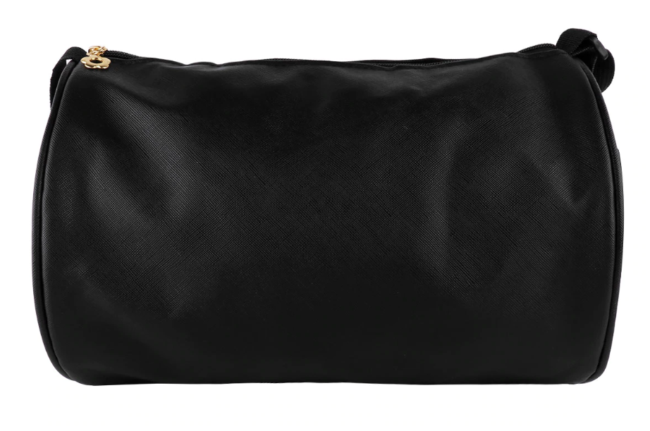 Sac polochon bandouillère coloris noir ou rose