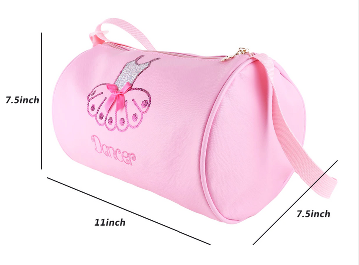 Sac polochon bandouillère coloris noir ou rose