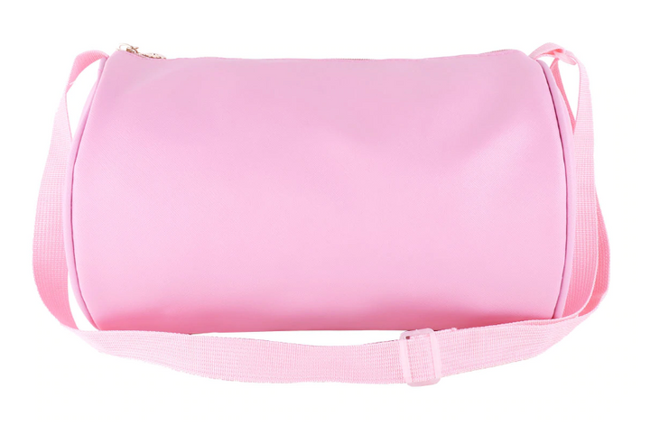 Sac polochon bandouillère coloris noir ou rose