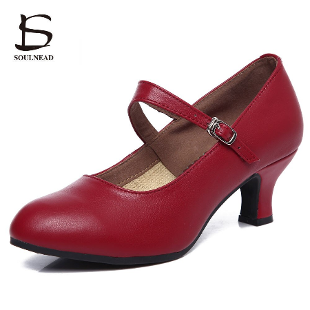 Chaussures de danse fermées 3 coloris au choix  - Talons de 5 cm