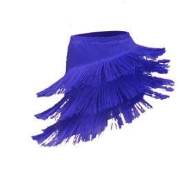 Jupe à franges danse latine 8 coloris au choix
