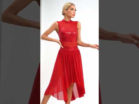 Robe sans manches Lyrical mesh et paillettes Jade