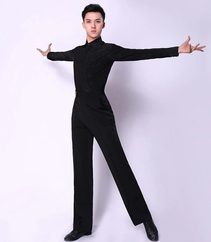 Pantalon danse garçon noir T32
