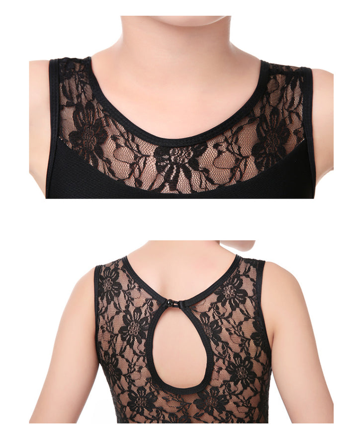 Justaucorps sans manches avec dos dentelle Elena