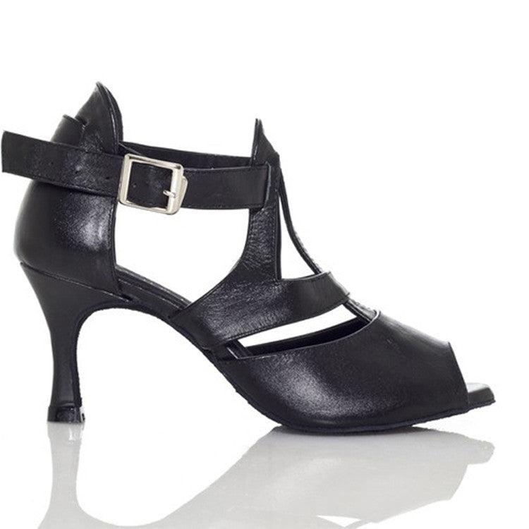 Chaussures bottines Dina coloris noir Talons de 6 à 8 cm