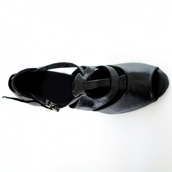 Chaussures bottines Dina coloris noir Talons de 6 à 8 cm