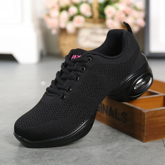 Baskets Sneakers Jazz Hip Hop Fitness pour adulte 3 coloris au choix: rouge, noir, blanc - Dance Store