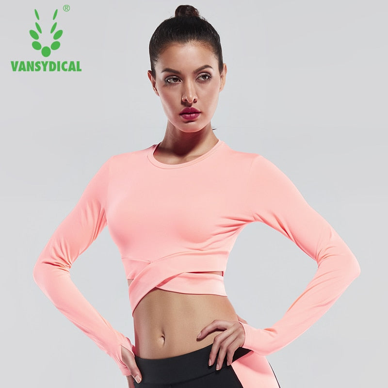 Top court manches longues bandes croisées 4 coloris au choix