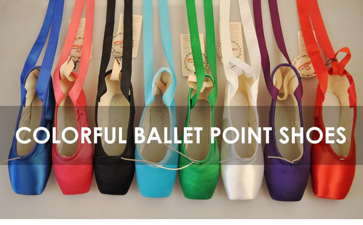 Chaussons Pointes en satin 9 couleurs au choix