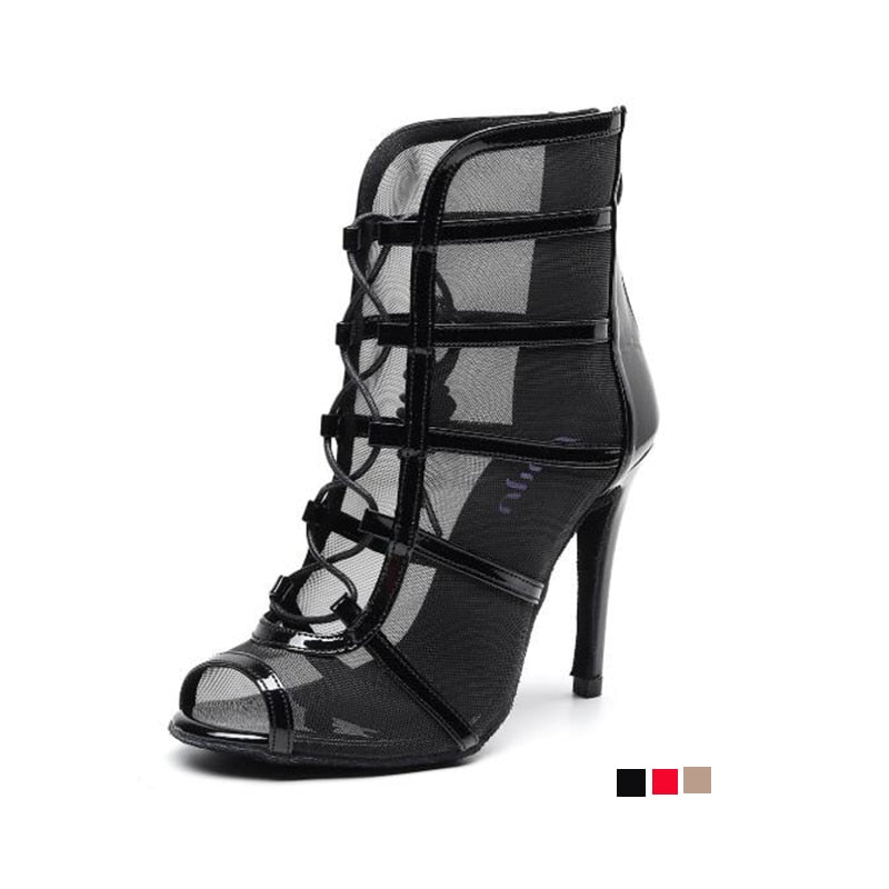 Bottines Ashwini beige Talons de 6 à 11cm