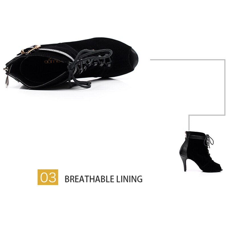 Chaussures bottines coloris noir ou violet -Talons de 7.5 à 10cm