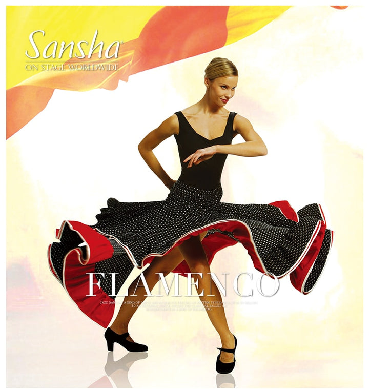 Chaussures Flamenco Caractère Sansha Talons de 6 cm