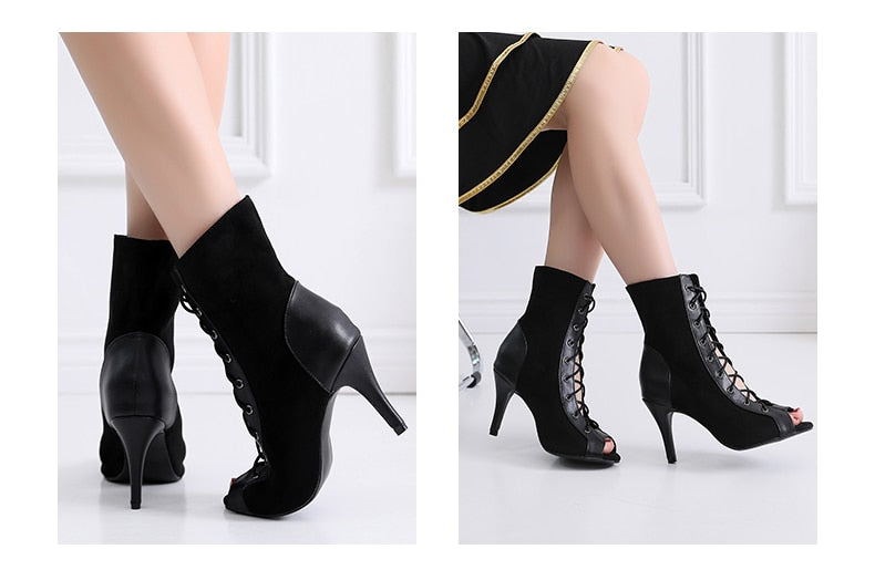 Bottines danse Marlène Talons de 7 à 10cm