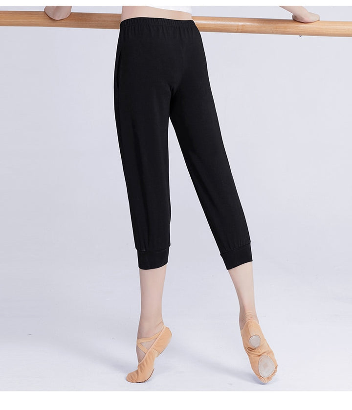 Pantalon capri longueur mi-mollet