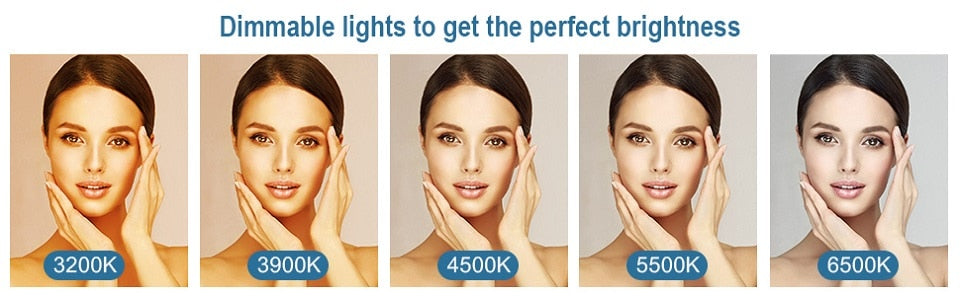 Support Trépied flexible avec Led pour smartphone de 50 à 200cm