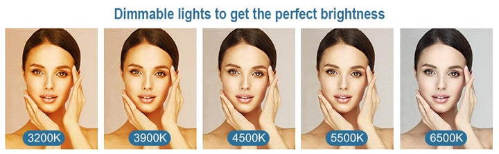 Support Trépied flexible avec Led pour smartphone de 50 à 200cm