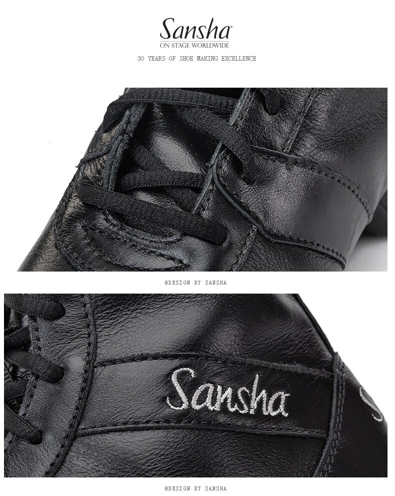 Baskets montantes boots cuir Sansha