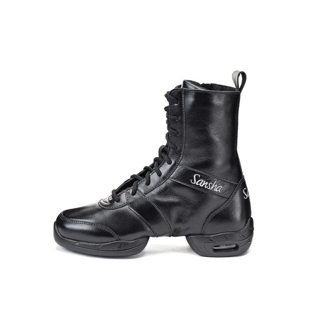 Baskets montantes boots cuir Sansha