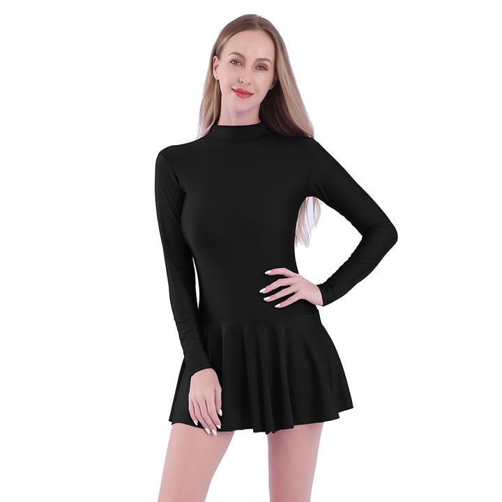 Justaucorps manches longues avec jupette Meira